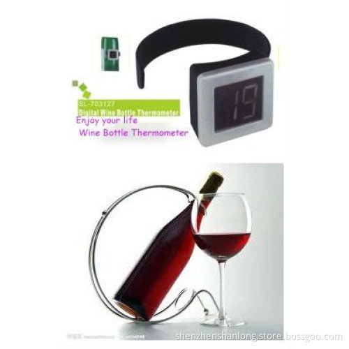 2014 High Quality Plastic Digital Wine Cooler Thermometer